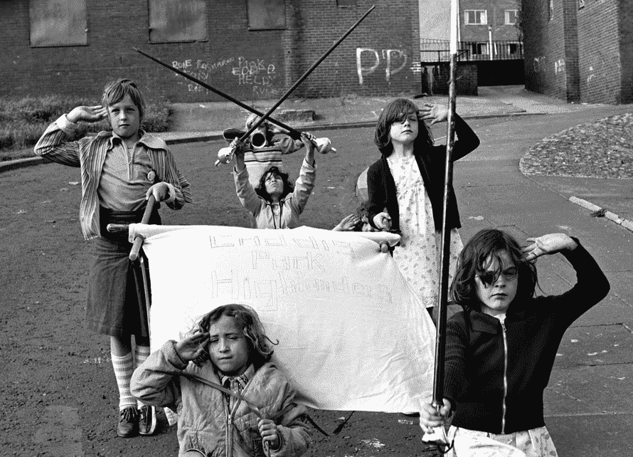Noble Street, aus der Serie Juvenile Jazz Bands, 1979.