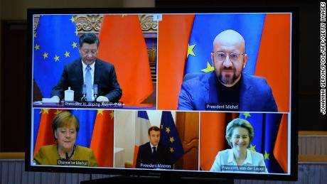Die Staats- und Regierungschefs der EU und Chinas treffen sich per Videokonferenz, um den Investitionspakt im Jahr 2020 zu genehmigen.