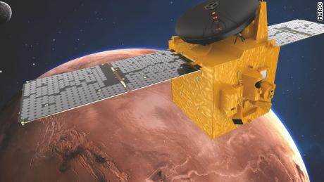 Die Hope Probe der VAE ist erfolgreich in die Umlaufbahn um den Mars eingetreten