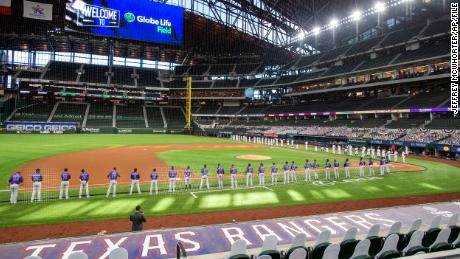 Die Texas Rangers von MLB könnten das erste Team mit einem vollen Haus sein, seit die Pandemie den Sport eingestellt hat