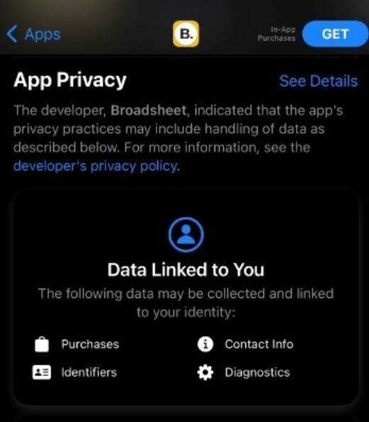 Neben der Transparenz der App-Verfolgung hat Apple im Apop Store App-Datenschutzlabels hinzugefügt. Apple möchte den App Store für Entwickler schließen, die Benutzerdaten ohne Zustimmung sammeln möchten