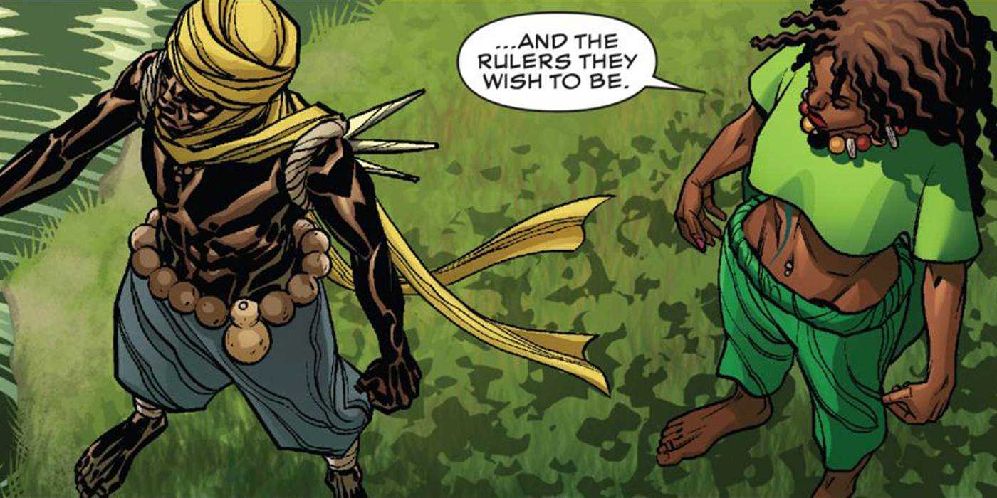 Tetu & Zenzi wollen gegen Black Panther rebellieren.