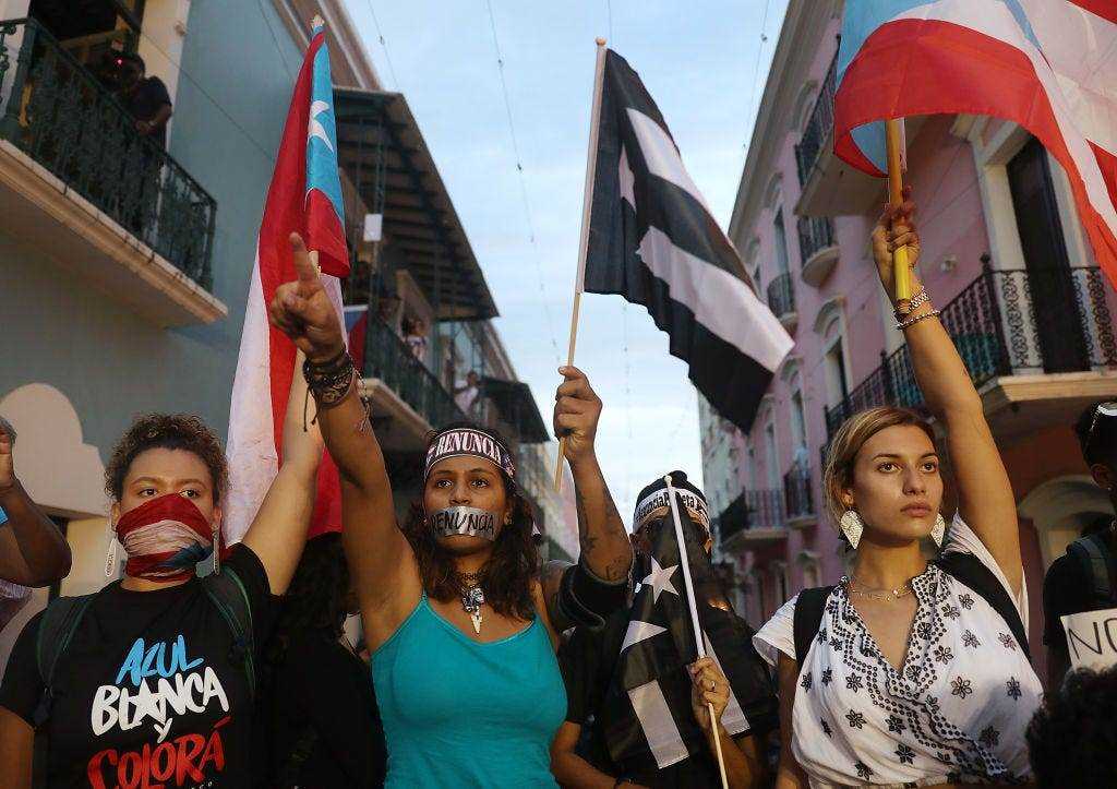 Protest in Puerto Rico