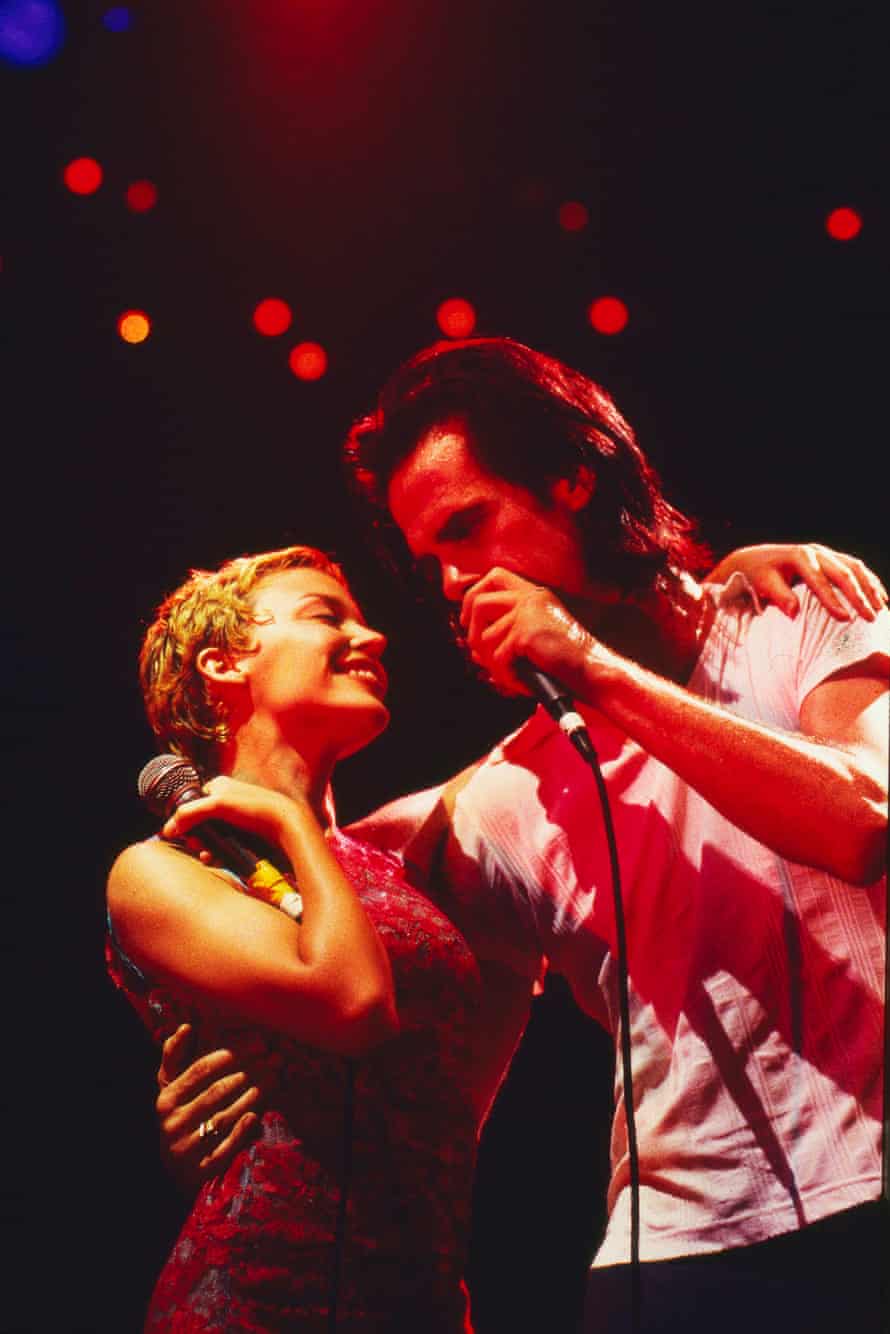 Nick Cave mit Kylie Minogue beim Big Day Out.