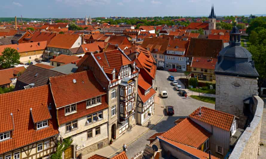 Blick über die Altstadt von Mühlhausen