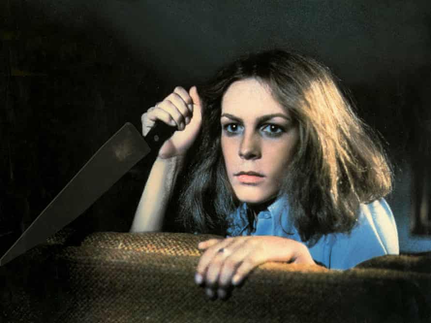 Jamie Lee Curtis als Laurie Strode in Halloween 1978 unter der Regie von John Carpenter
