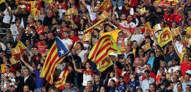Catalans Dragons-Fans