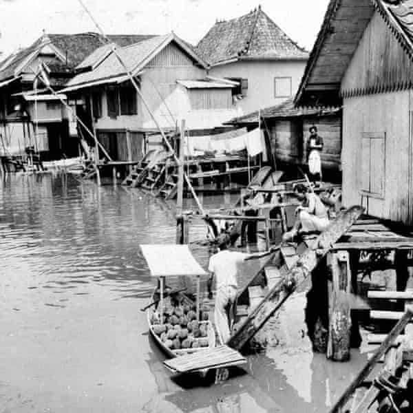 Das antike und frühneuzeitliche Palembang auf Sumatra wurde größtenteils im Wasser gebaut und dann versenkt.