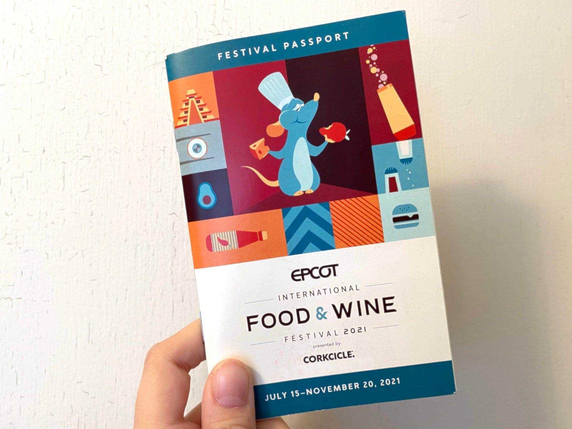 Ein Epcot Food & Wine Festival-Pass.