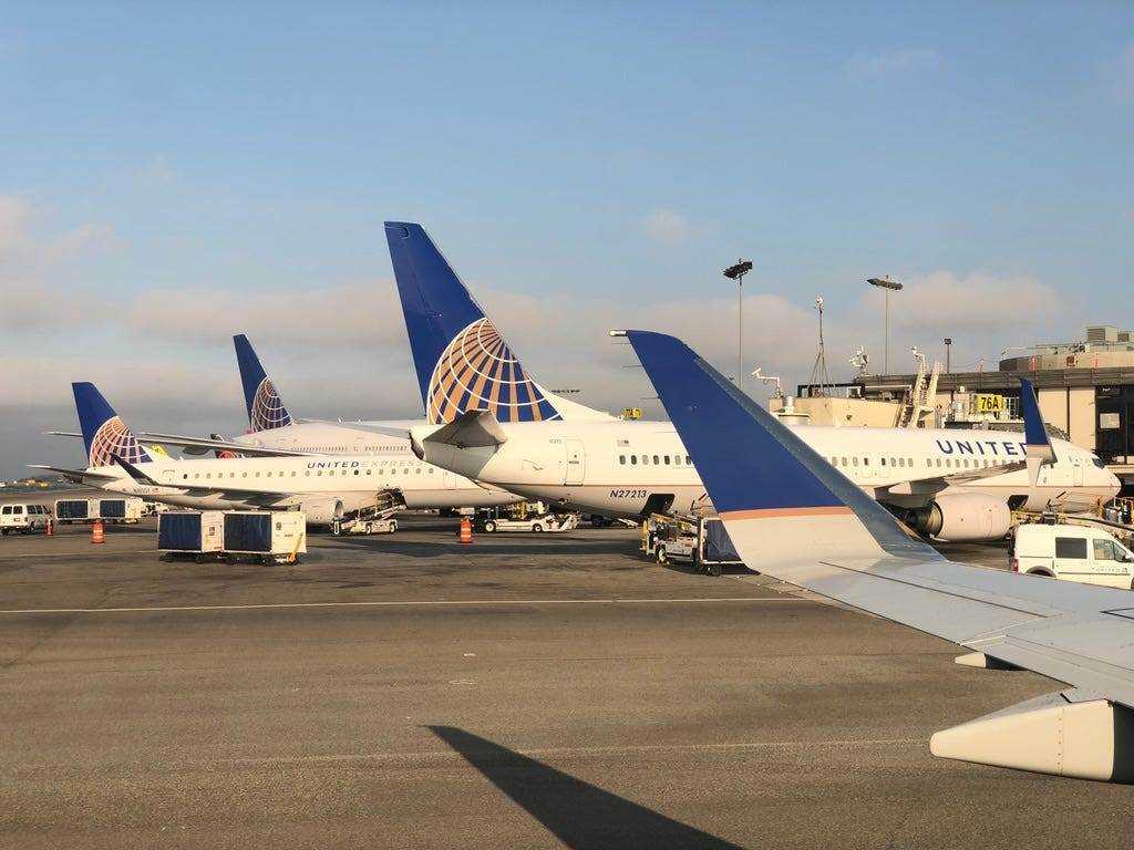 United Airlines am LAX