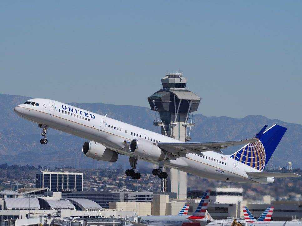 United Airlines am LAX