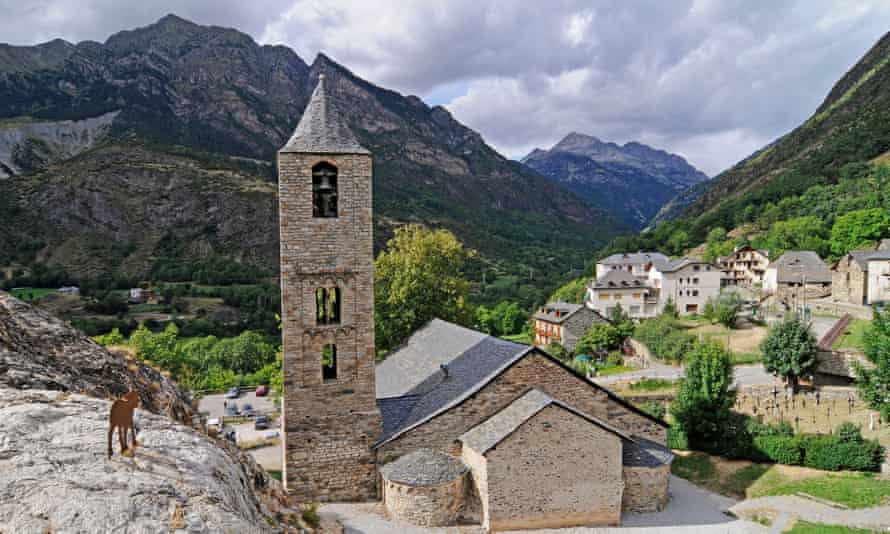 Sant Joan, eine romanische Kirche in Boi, La Vall de Boi.
