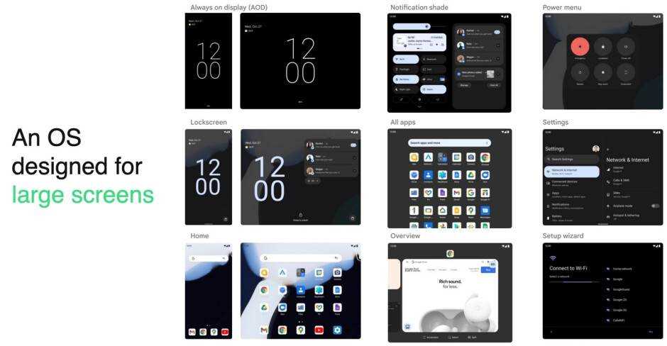 Screenshots zeigen, wie bestimmte Funktionen auf Android 12L aussehen werden - Google enthüllt die Entwicklervorschau von Android 12L, die für Android-Geräte mit größerem Bildschirm entwickelt wurde