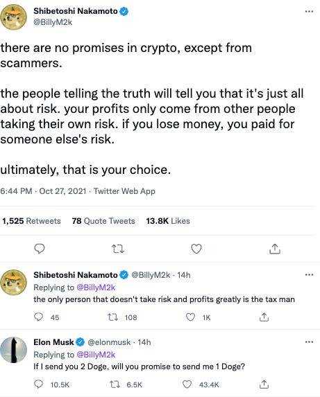 Dogecoin Elon Musk-Tweet