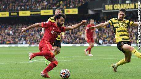 Salah erzielt Liverpools viertes Tor in Watford.