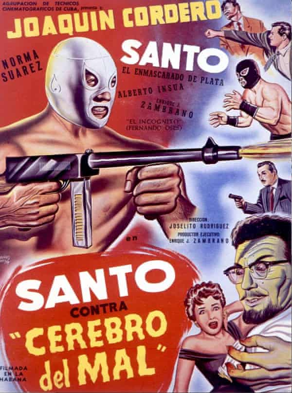 Ein Poster für den Film Santo gegen das böse Gehirn