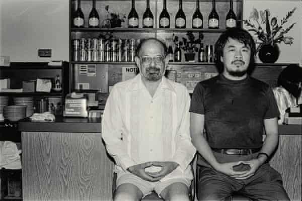 Allen Ginsberg und Ai Weiwei in New York, 1988.