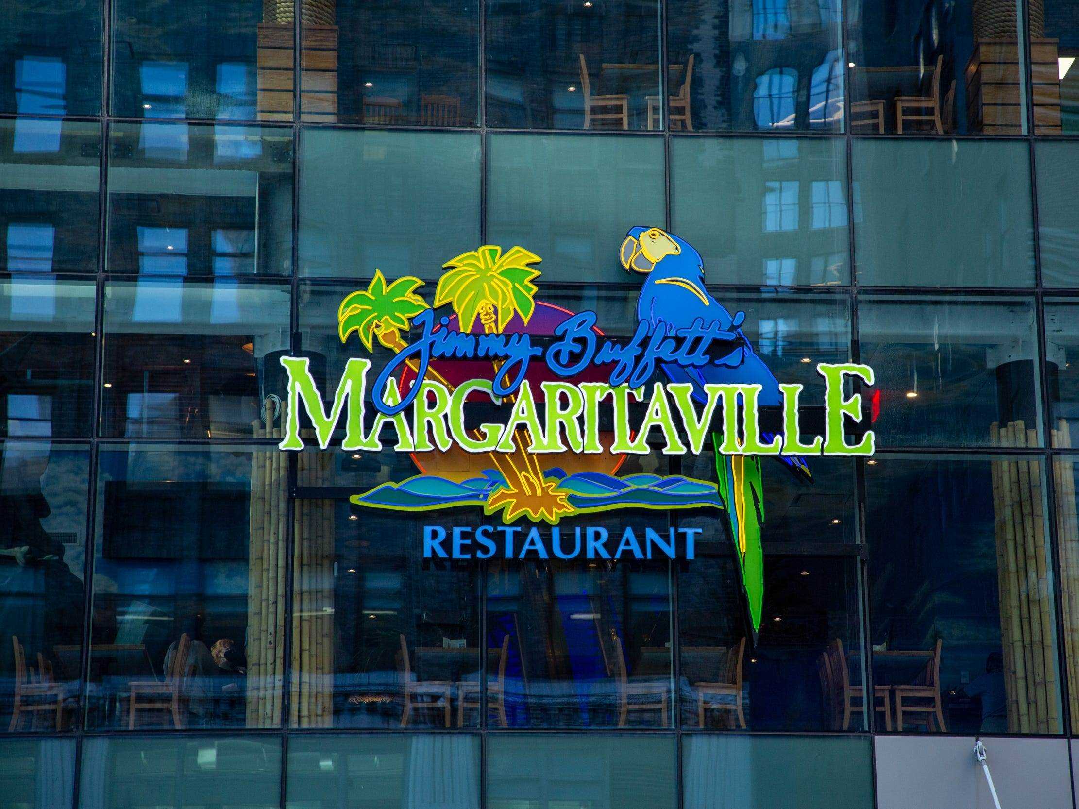 das Äußere des Margaritaville Resort Times Square Gebäudes