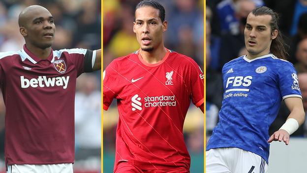 Angelo Ogbonna (West Ham), Virgil van Dijk (Liverpool), Caglar Soyuncu (Leicester)