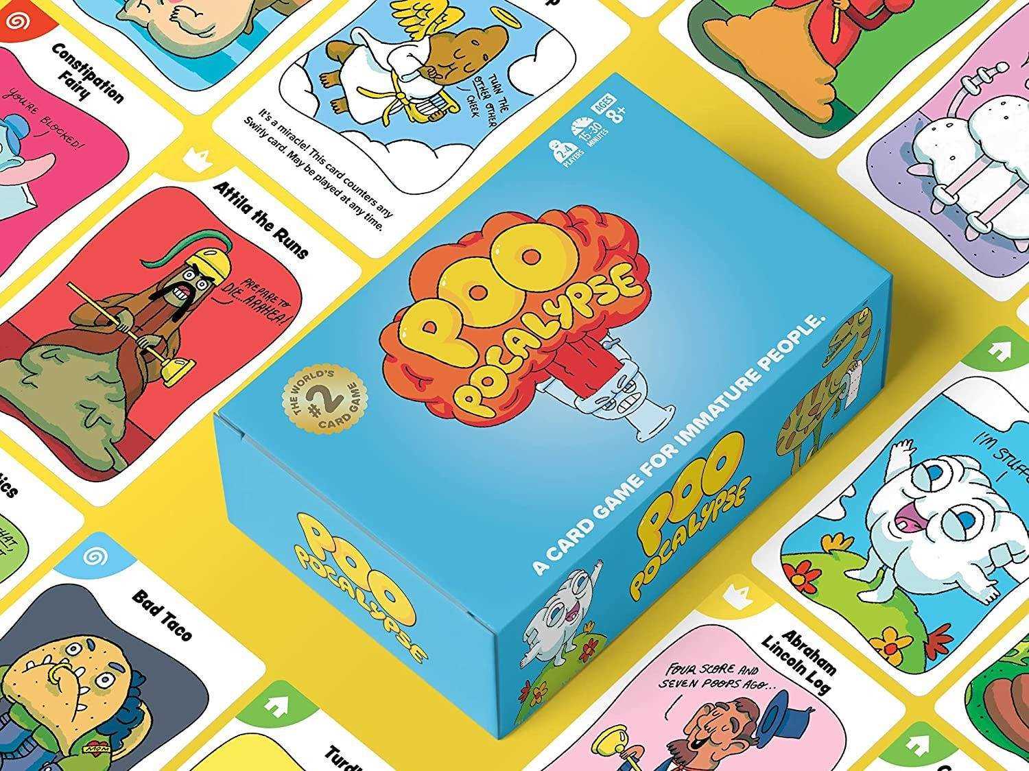 Deckbox und Karten von Poo Pocalypse Card Game