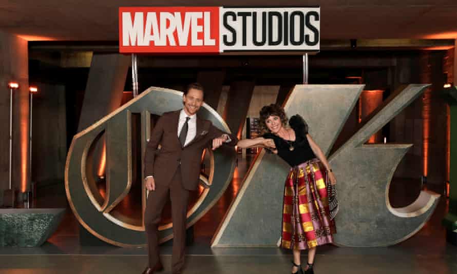 Das stärkste Angebot des Studios ... Tom Hiddleston und Sophia Di Martino bei einer Vorführung von Loki im Juni 2021 in London.
