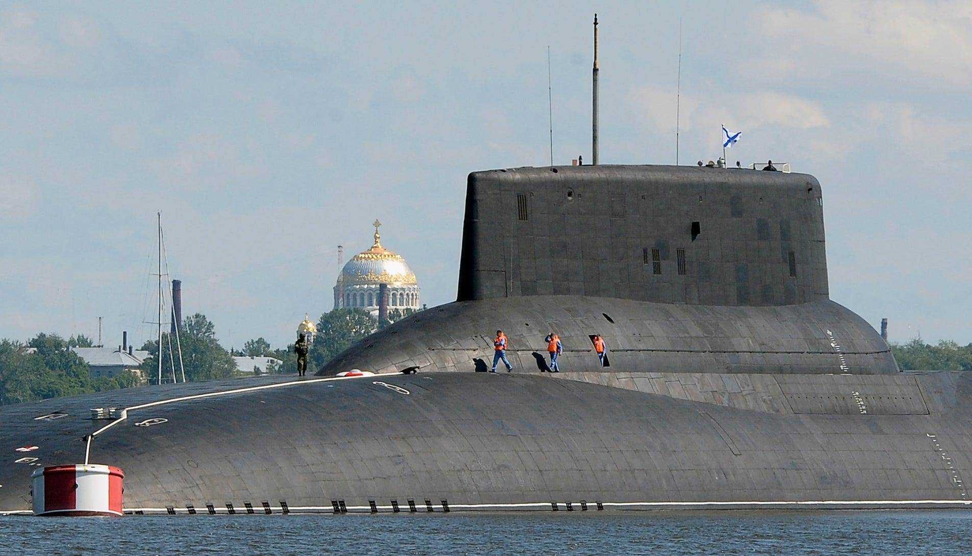 Russisches U-Boot der Typhoon-Klasse Dmitry Donskoy