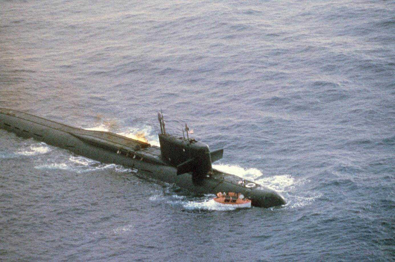Sowjetisches Raketen-U-Boot der Yankee-Klasse