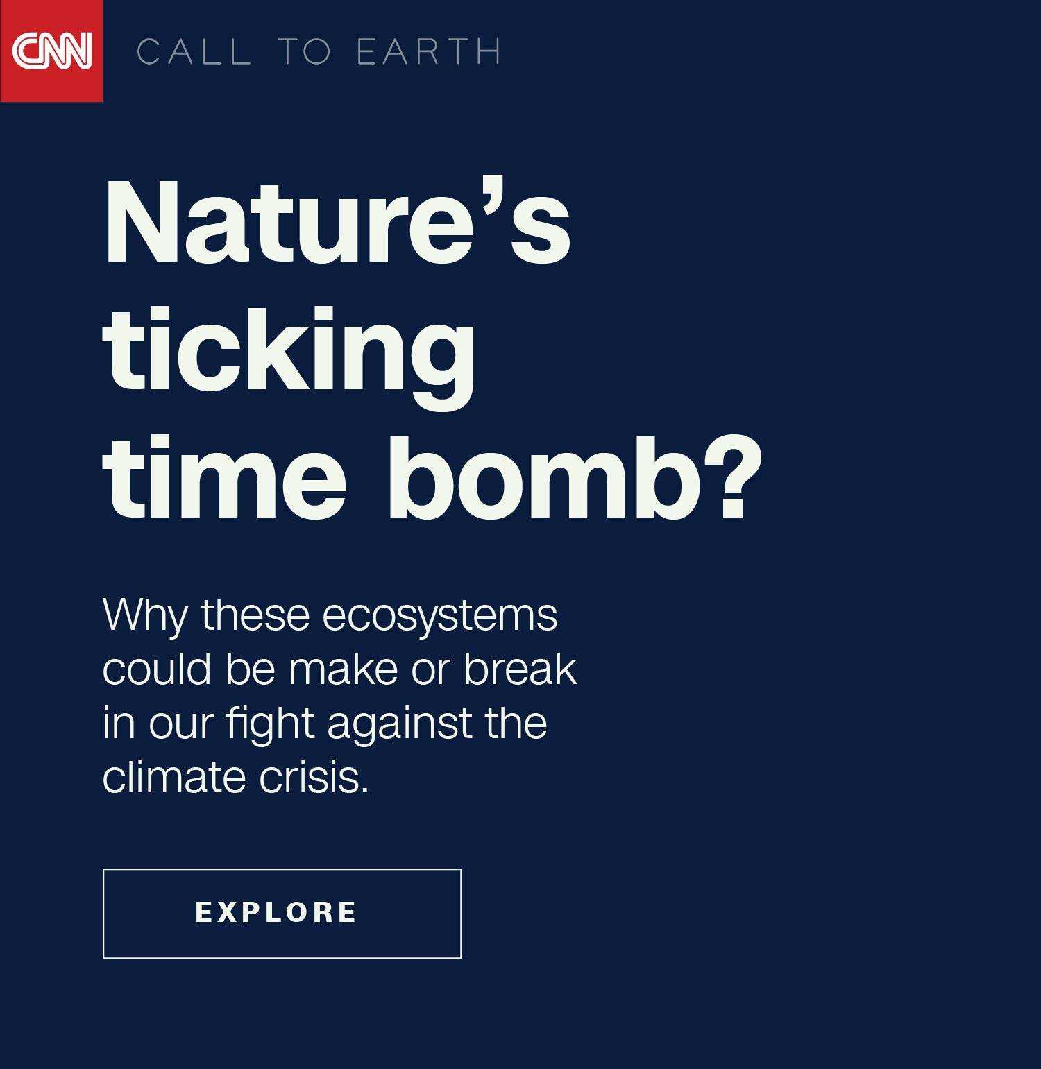 Die tickende Zeitbombe der Natur?