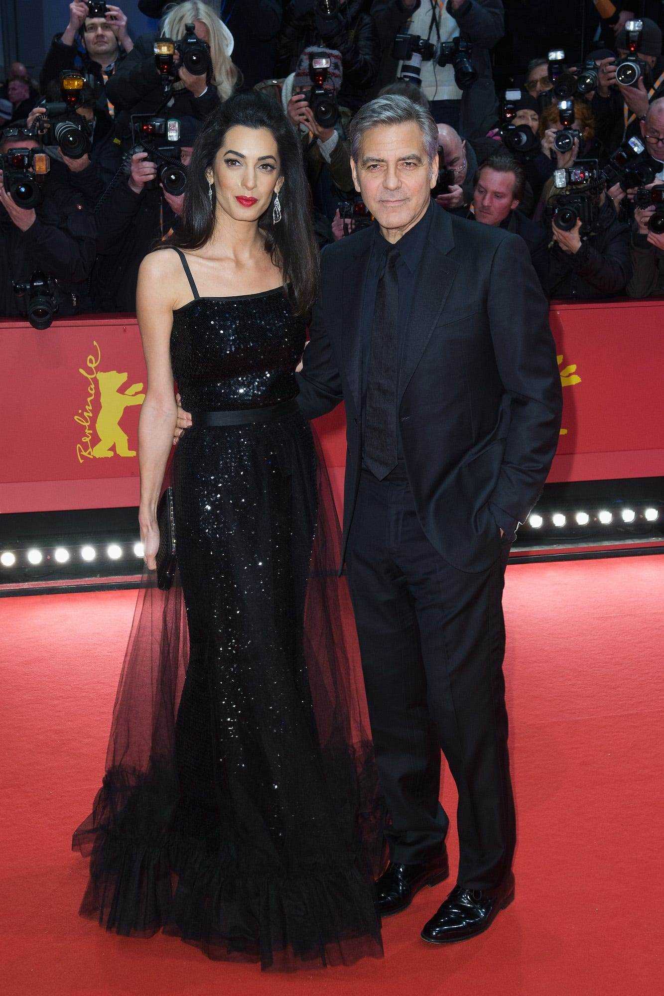 Amal Clooney und George Clooney bei einem Filmfestival am 11. Februar 2016.