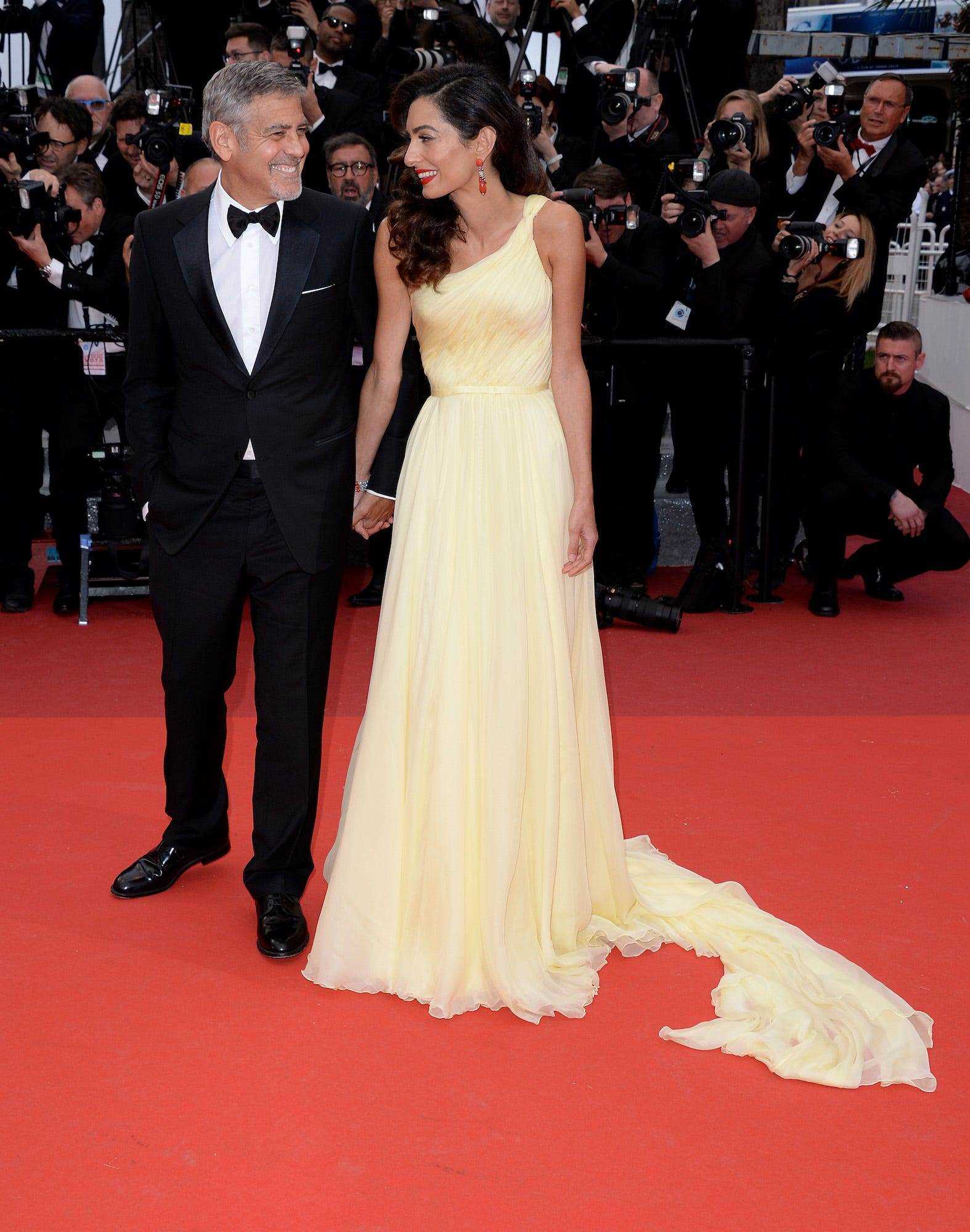 George Clooney und Amal Clooney bei den Filmfestspielen von Cannes am 12. Mai 2016.