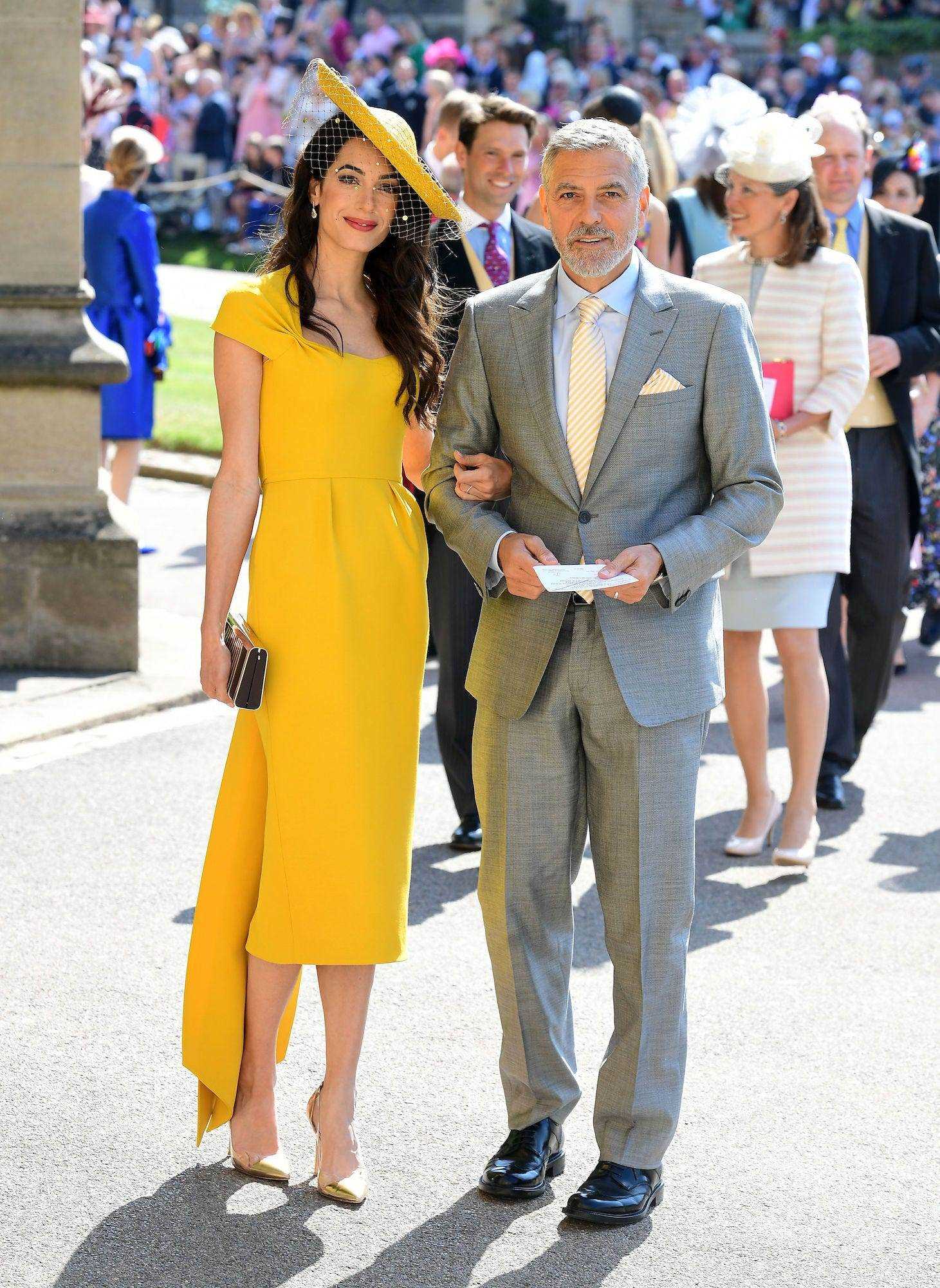 The Clooney's bei der Hochzeit von Meghan Markle und Prinz Harry am 19. Mai 2018.