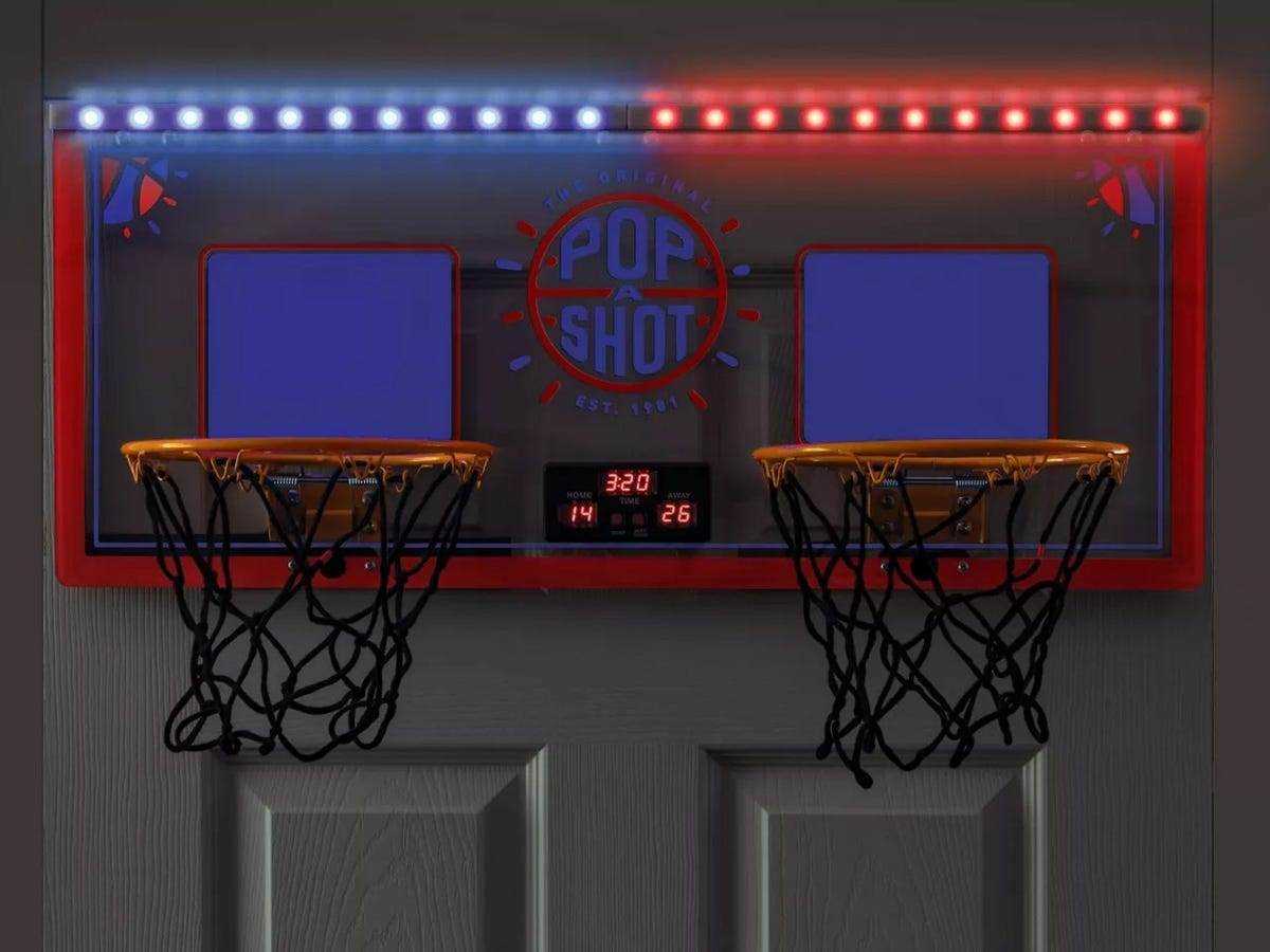 Beleuchten Sie Pop-a-Shot Double Shot Dual-Basketballkörbe zum Beschenken von 12-jährigen Mädchen