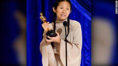 'Ewige'  Regisseurin Chloé Zhao gewann den Oscar für "Nomadland"