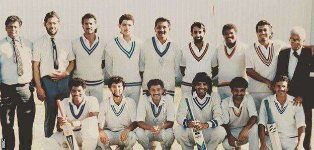 Teamfoto des südafrikanischen Cricket Board XI