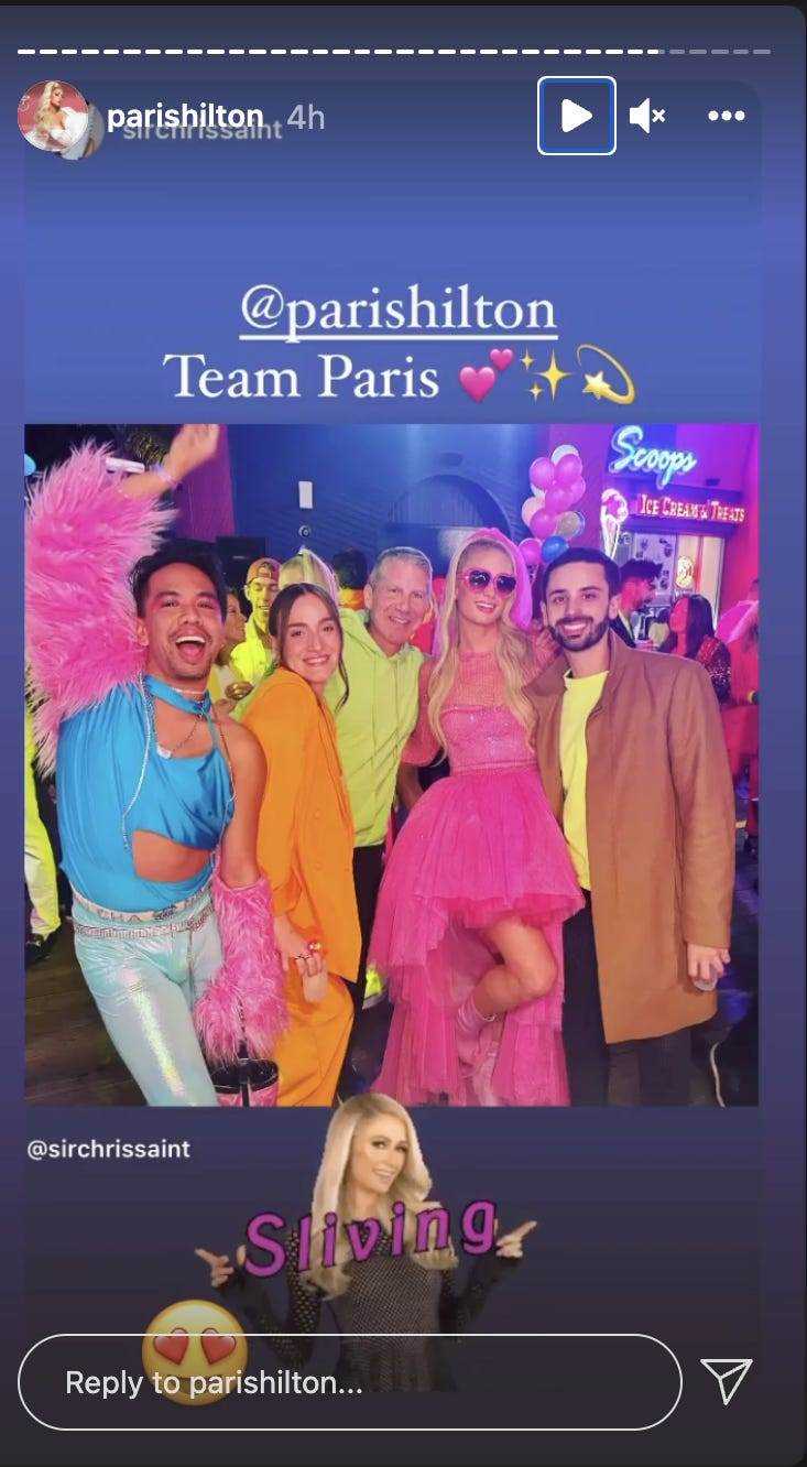 Paris Hilton und Freunde.