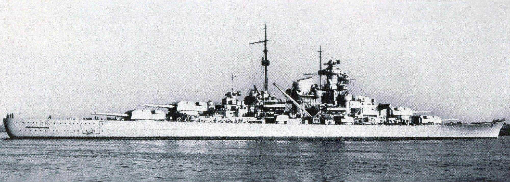 Nazi-Deutschland-Schlachtschiff Bismarck