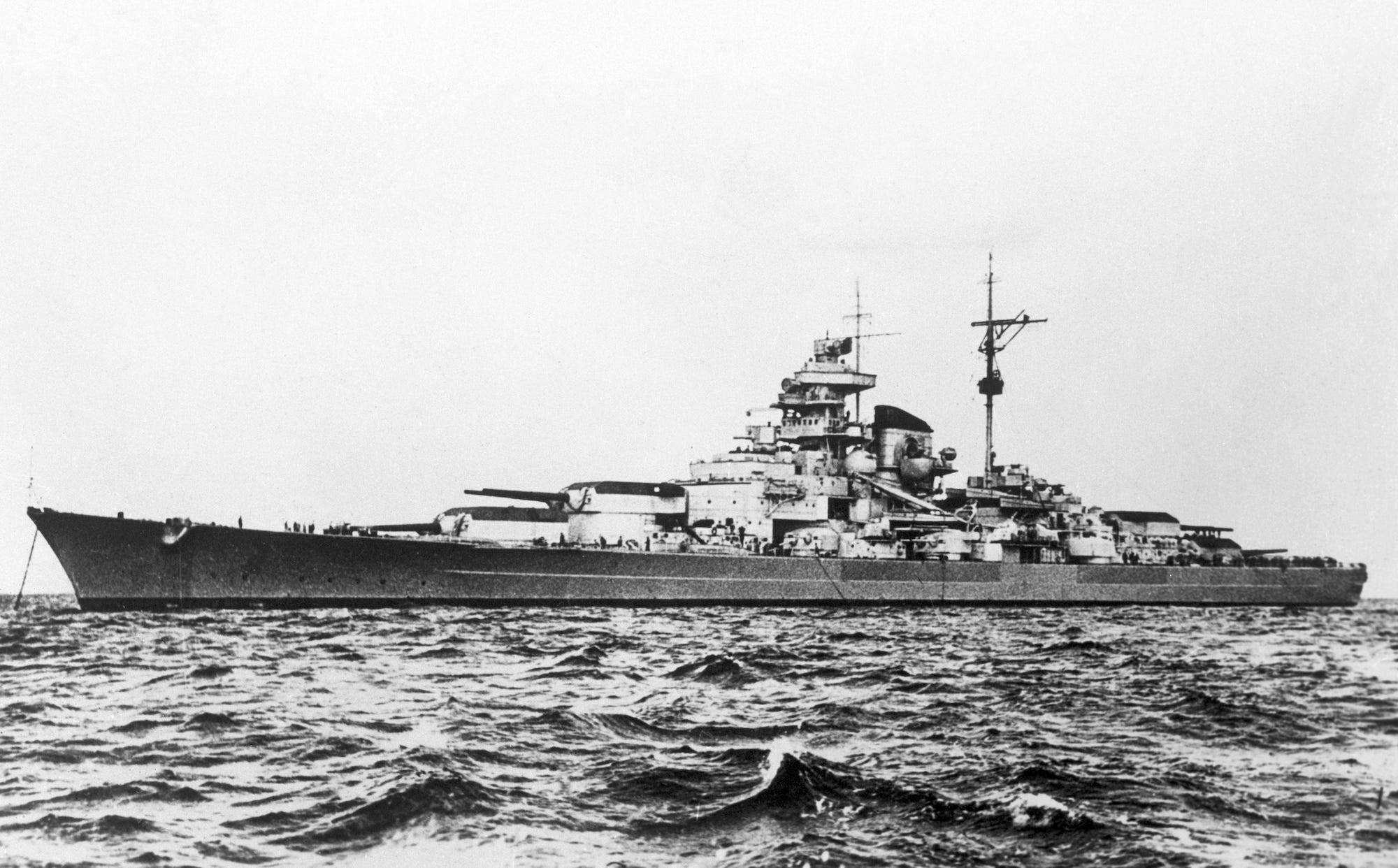 Deutsches Schlachtschiff Tirpitz im Zweiten Weltkrieg