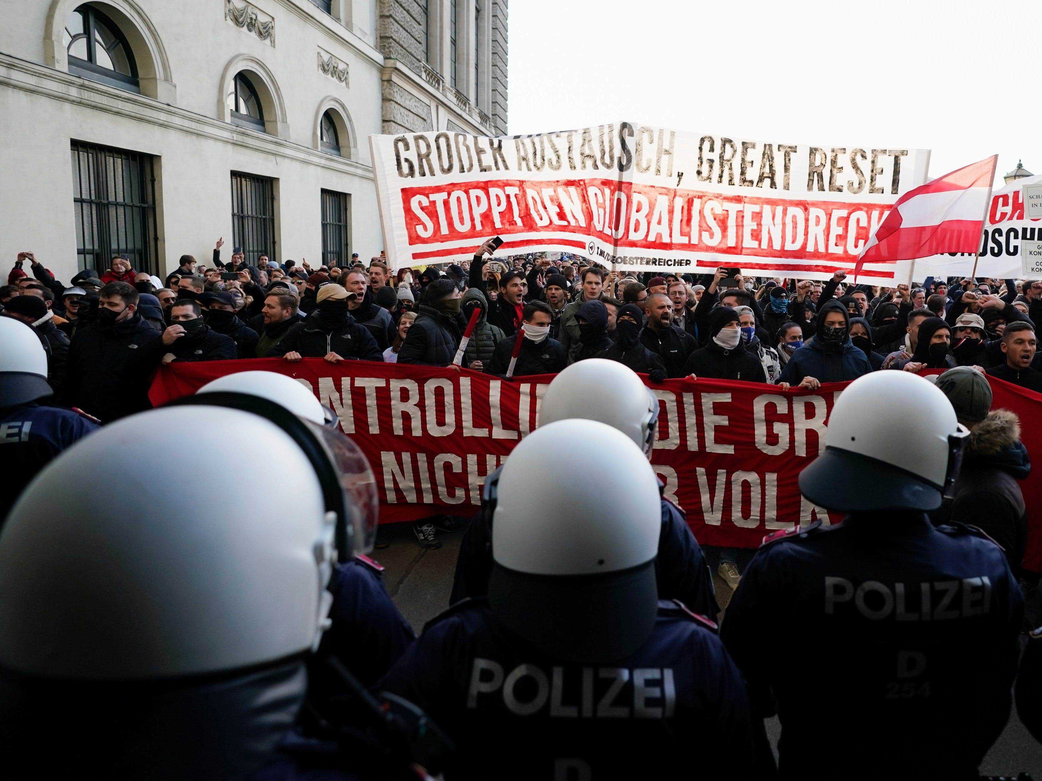 Wiener Protestpolizei