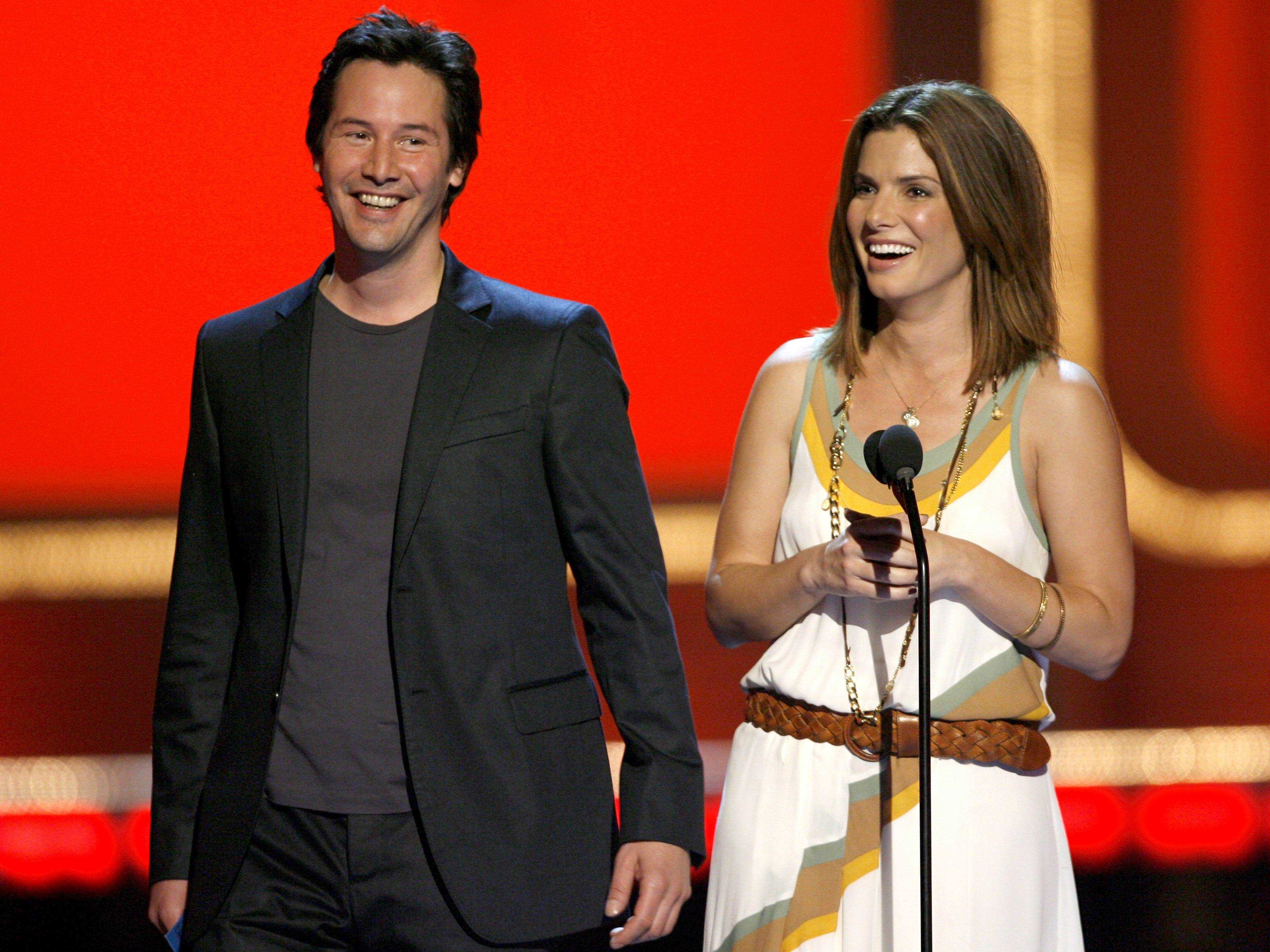 Keanu Reeves und Sandra Bullock, Moderatoren bei den MTV Movie Awards 2006