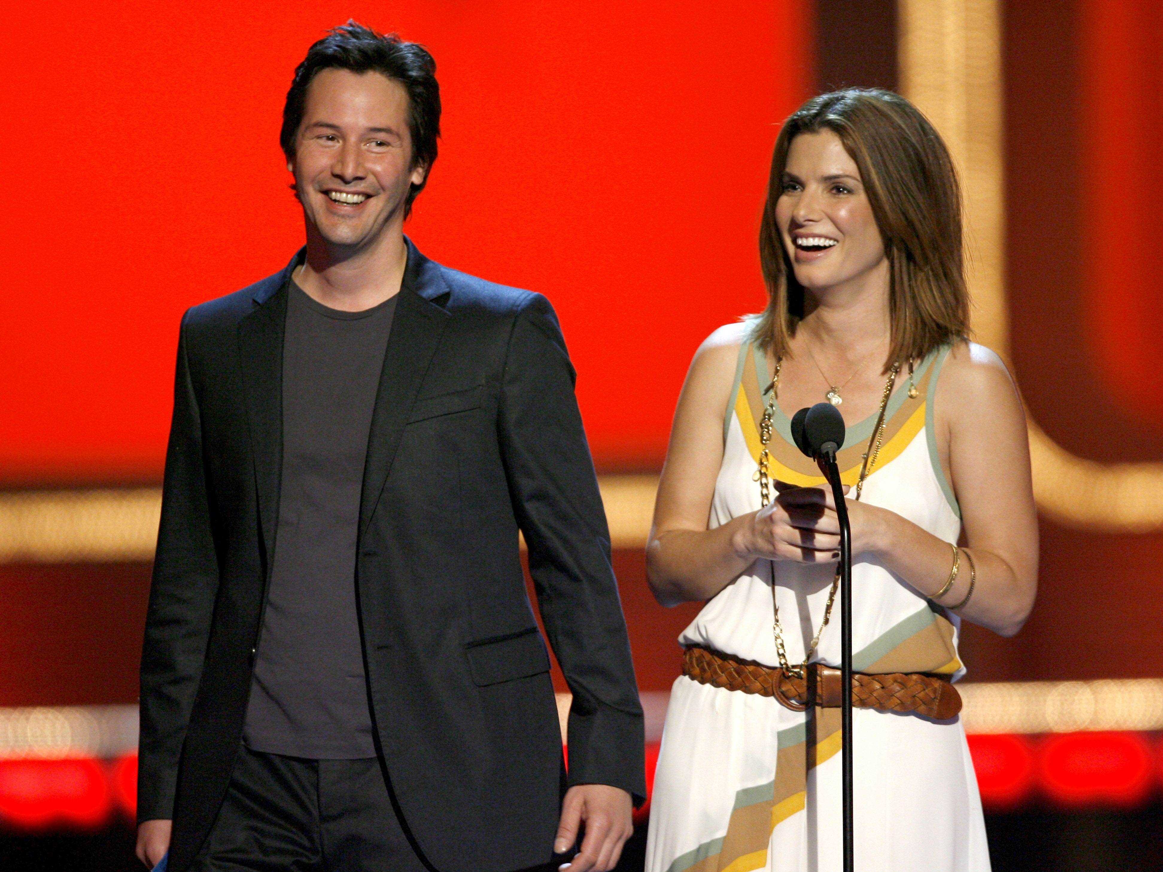 Keanu Reeves und Sandra Bullock, Moderatoren bei den MTV Movie Awards 2006