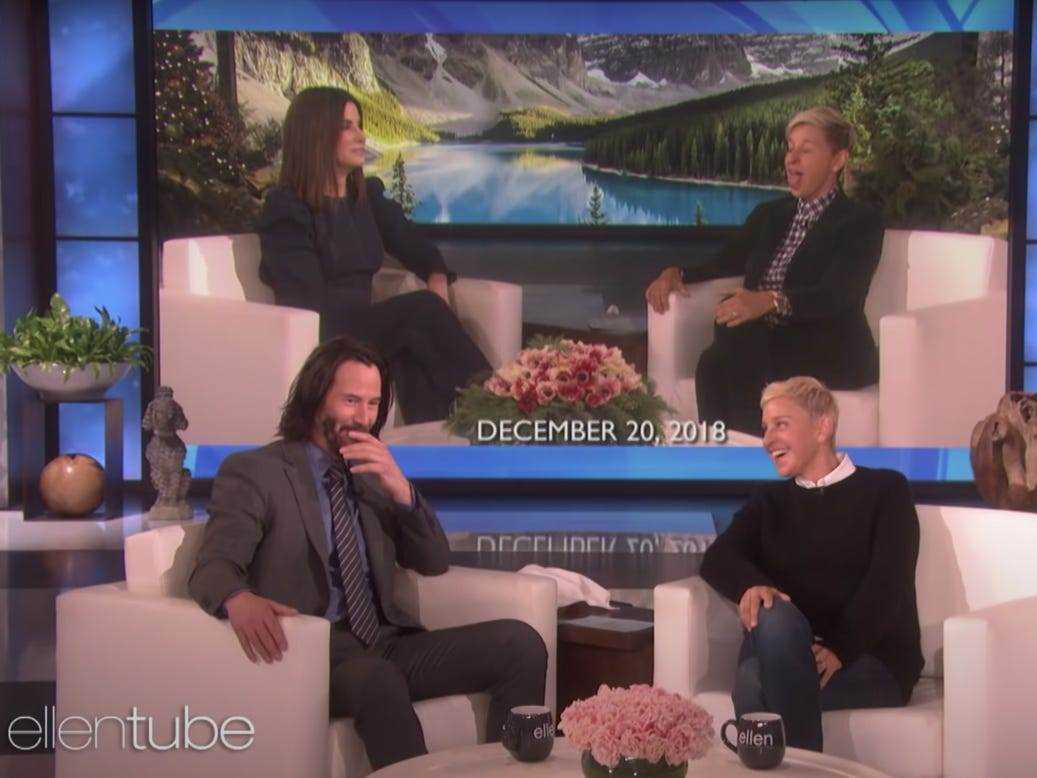 Keanu Reeves in der Ellen DeGeneres Show