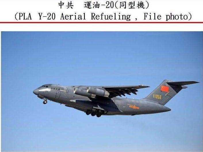 China Y-20 Luftbetankungsflugzeug