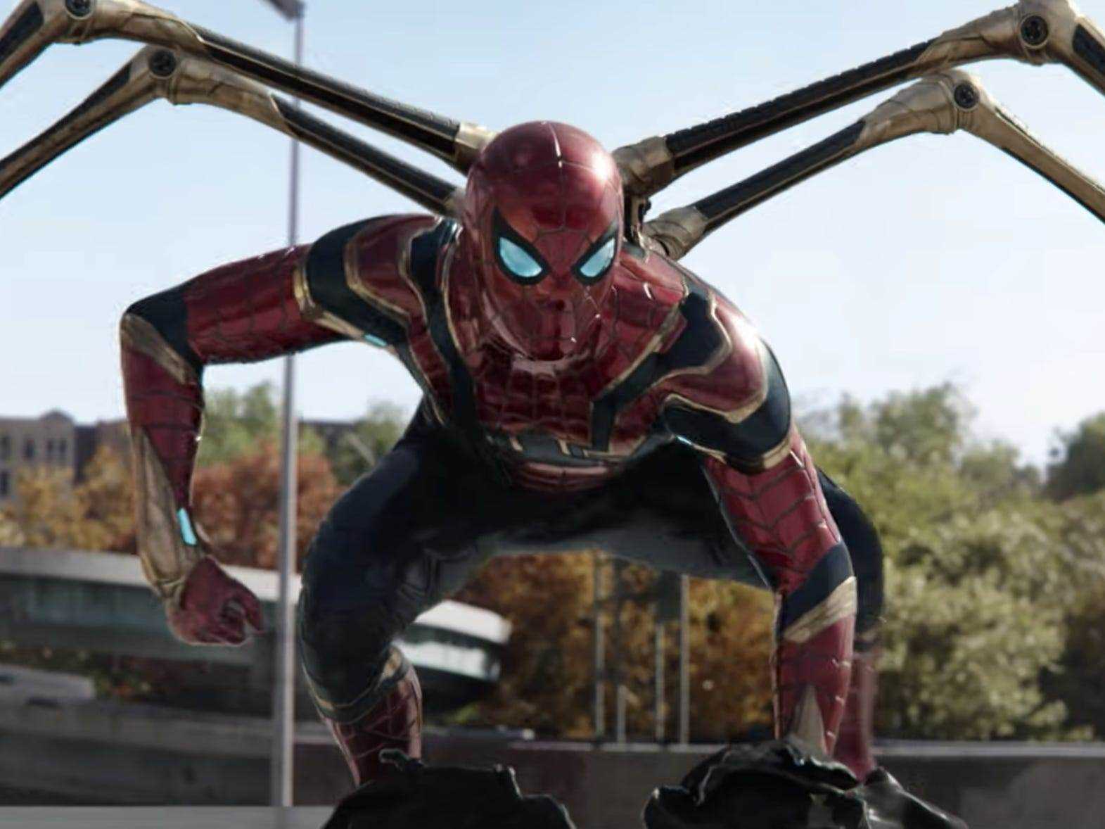 Tom Holland als Spider-Man in „Spider-Man: No Way Home“.