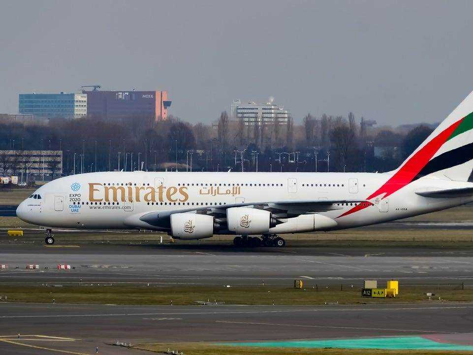 Der erste Airbus A380 von Emirates, registriert als A6-EDA