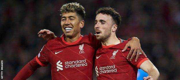 Diogo Jota (rechts) sieht aus wie ein sicherer Starter für Liverpool, da Roberto Firmino verletzt ist. Ist er also einen Kahn wert?