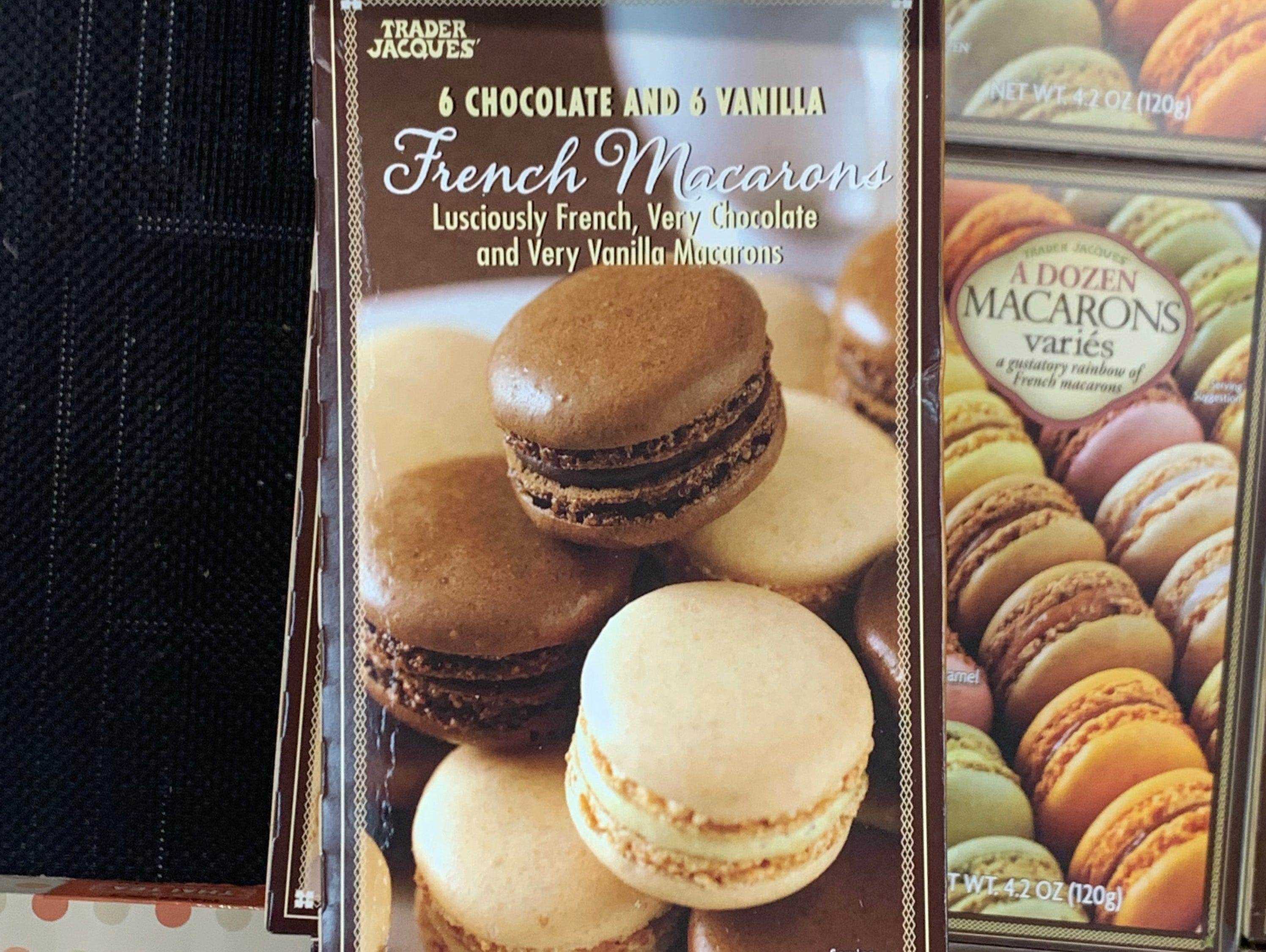 Französische Macarons im Tiefkühlregal von Trader Joe