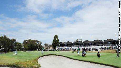 Ein Überblick über den Royal Melbourne Golf Course vor dem Presidents Cup 2019.