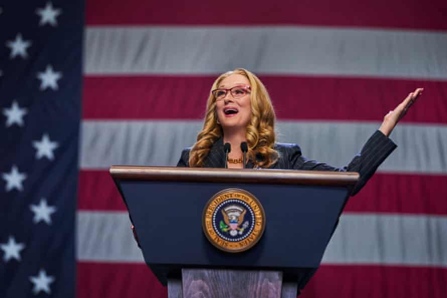 Meryl Streep als Präsidentin Janie Orlean in Don't Look Up