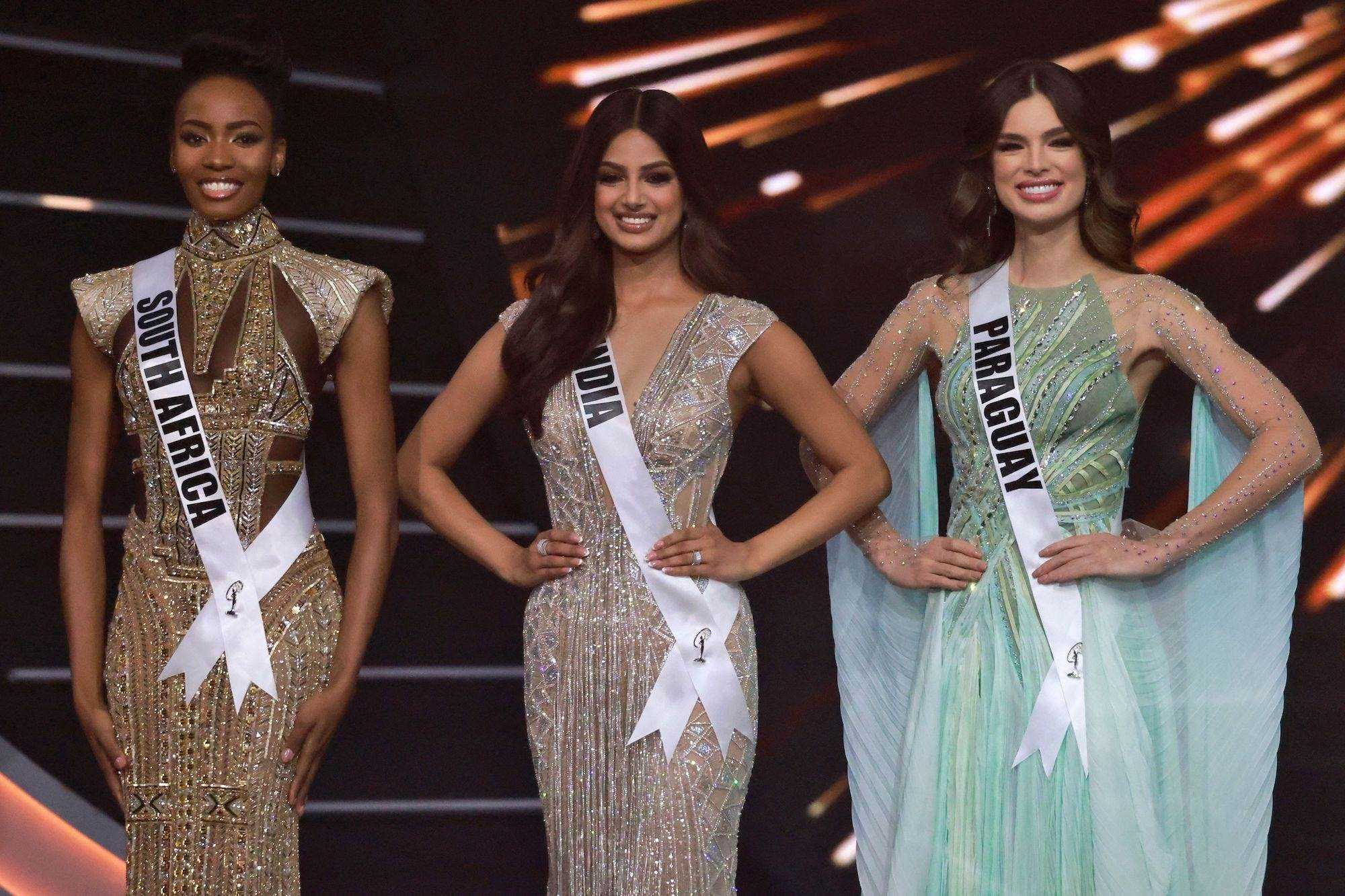 Miss Indien, Miss Südafrika, Miss Paraguay