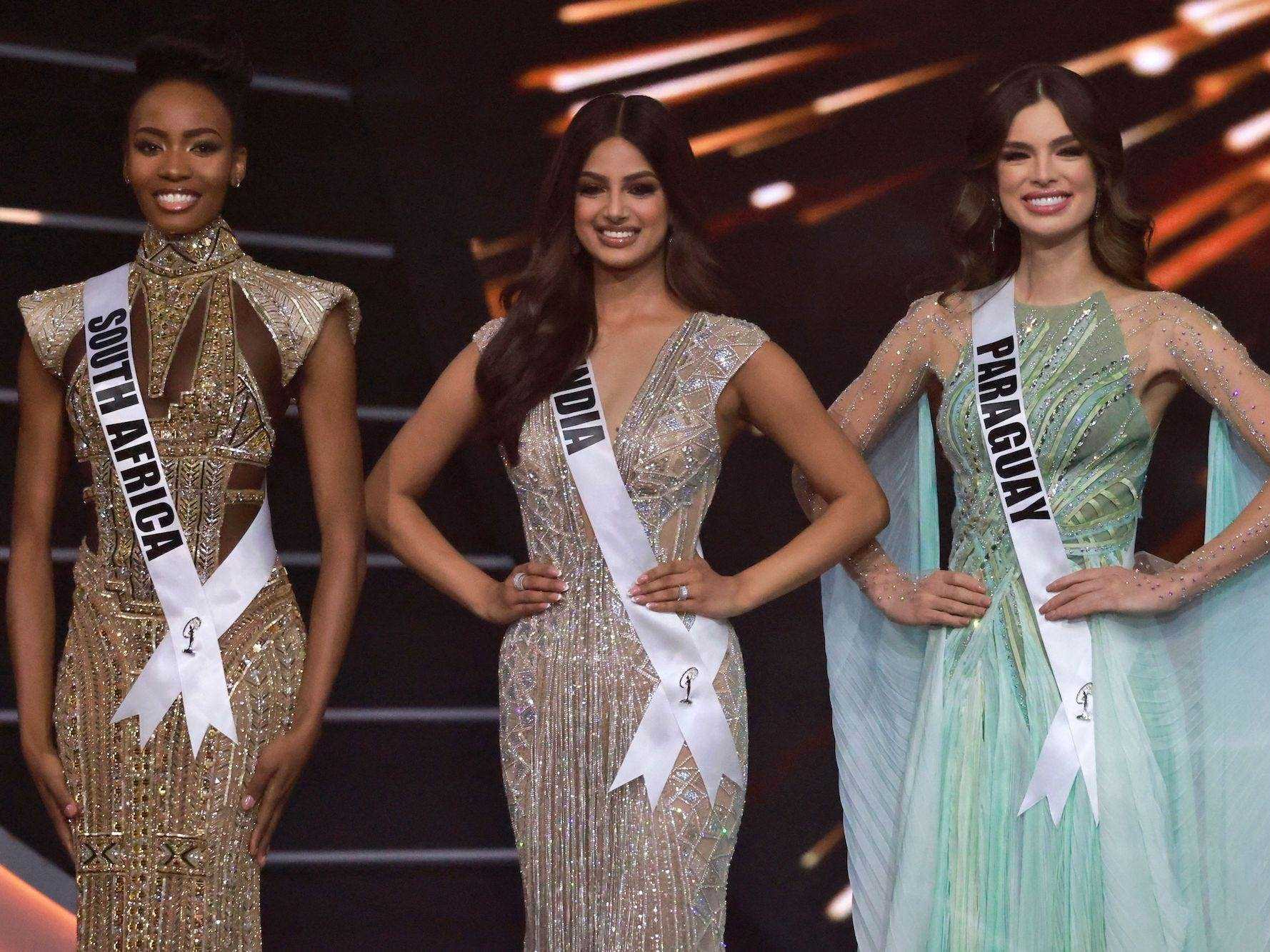 Miss Indien, Miss Südafrika, Miss Paraguay